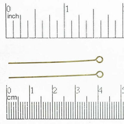 1.5 Inch Eye Pin - 20 Gauge Dead Soft Wire available in Multiple Colors sold by 1/4lb - E/P1.5DS