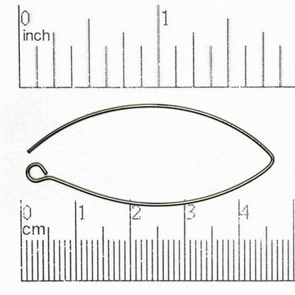 44mm V-Shaped Ear Wire. Sold by the Dozen - EW5011