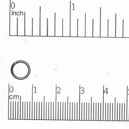 Jump Ring - 8mm 18 Gauge Wire Multiple Colors - 25g Packs (170pcs) J/R 8