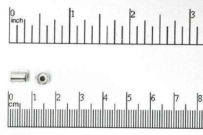 7mm x 5mm Barrel Shaped String-On Clasp w/Silicone Grommet sold by the Piece - SOC 2