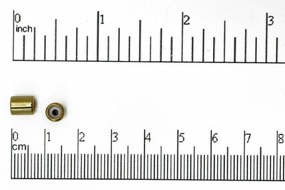 7mm x 5mm Barrel Shaped String-On Clasp w/Silicone Grommet sold by the Piece - SOC 2