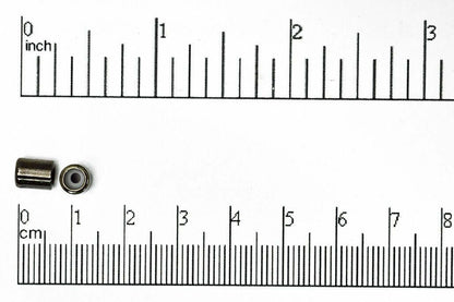 7mm x 5mm Barrel Shaped String-On Clasp w/Silicone Grommet sold by the Piece - SOC 2