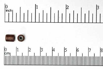 7mm x 5mm Barrel Shaped String-On Clasp w/Silicone Grommet sold by the Piece - SOC 2