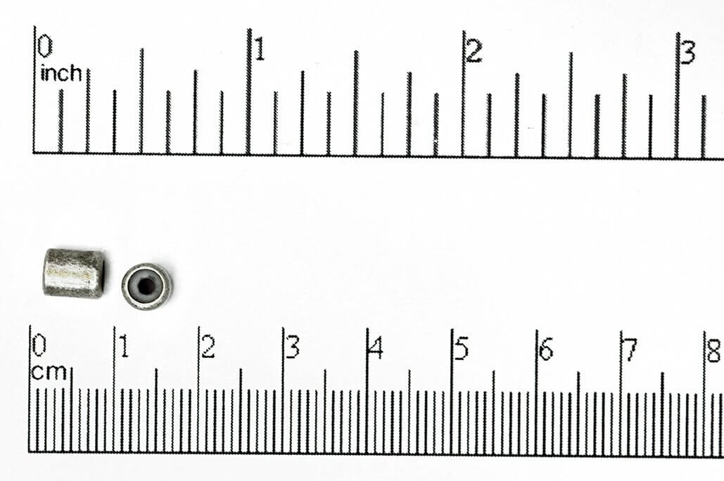 7mm x 5mm Barrel Shaped String-On Clasp w/Silicone Grommet sold by the Piece - SOC 2