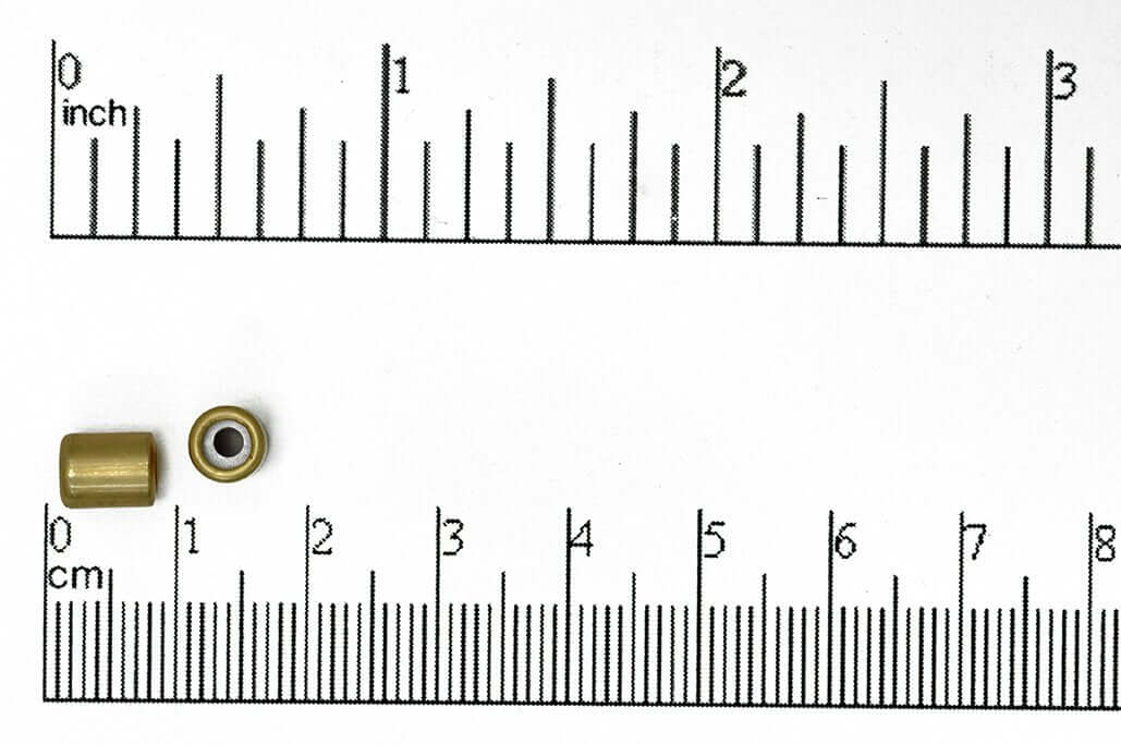 7mm x 5mm Barrel Shaped String-On Clasp w/Silicone Grommet sold by the Piece - SOC 2